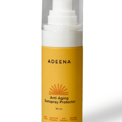 Adeena Anti Aging Sunspray Protector With Peptides & Rose Extract