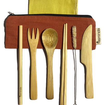 Bamboo Cutlery Case