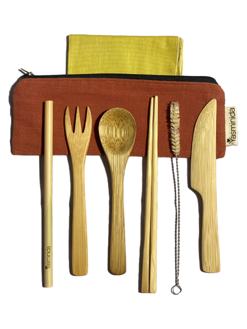 Bamboo Cutlery Case