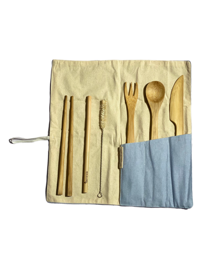 Bamboo Cutlery Sets Place Mat