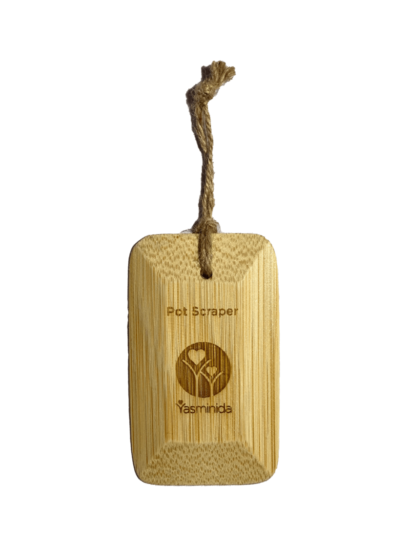 Bamboo Pot Scrapper