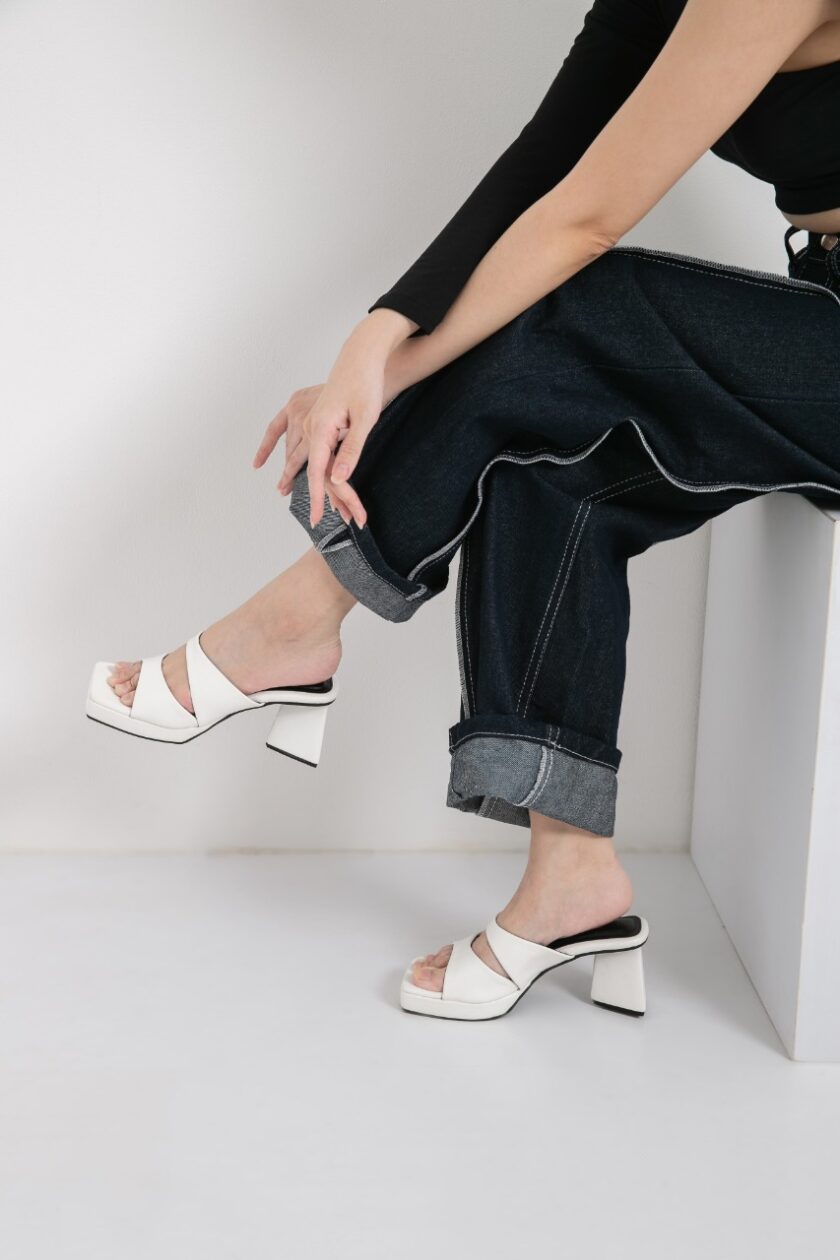 Brianna Heels White