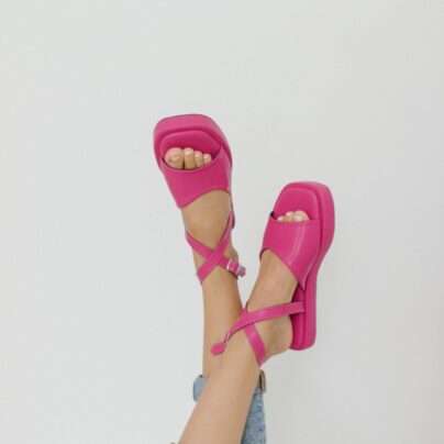 Carli Platform Heels Pink