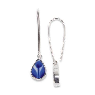ARTISTICA Blue Tulip Dangling Earring