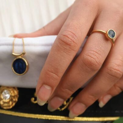 ARTISTICA Midnight Groove Ring - Gambar 2