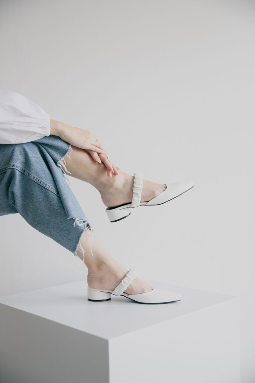 Hana Heels White
