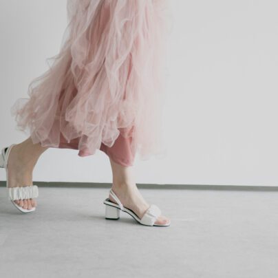 Belle Heels White